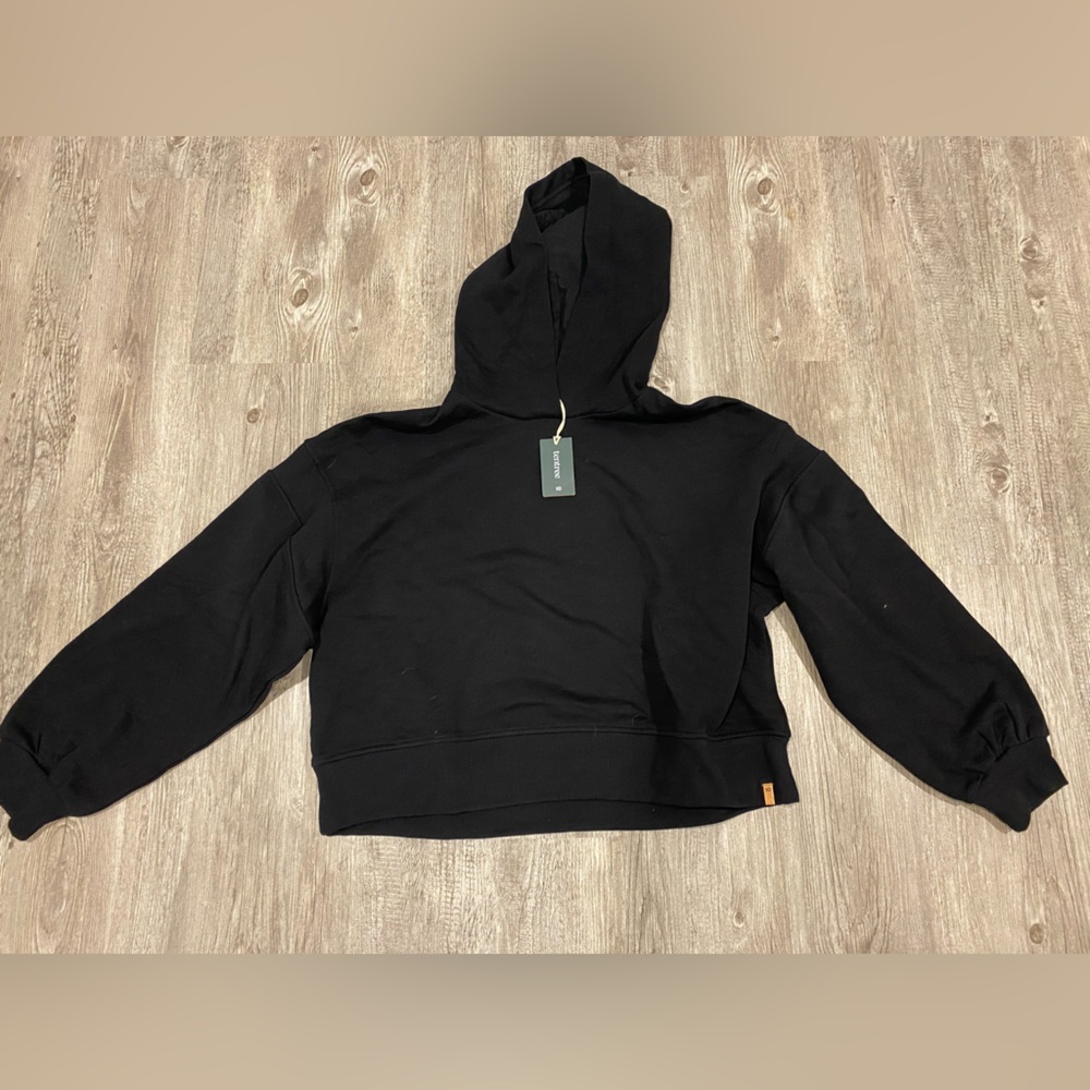TenTree Meteorite Black Hoodie (short/crop) XL